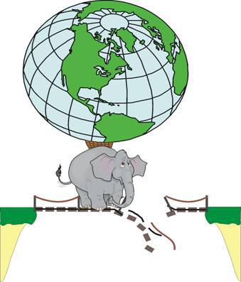 elephant-carrying-the-globe