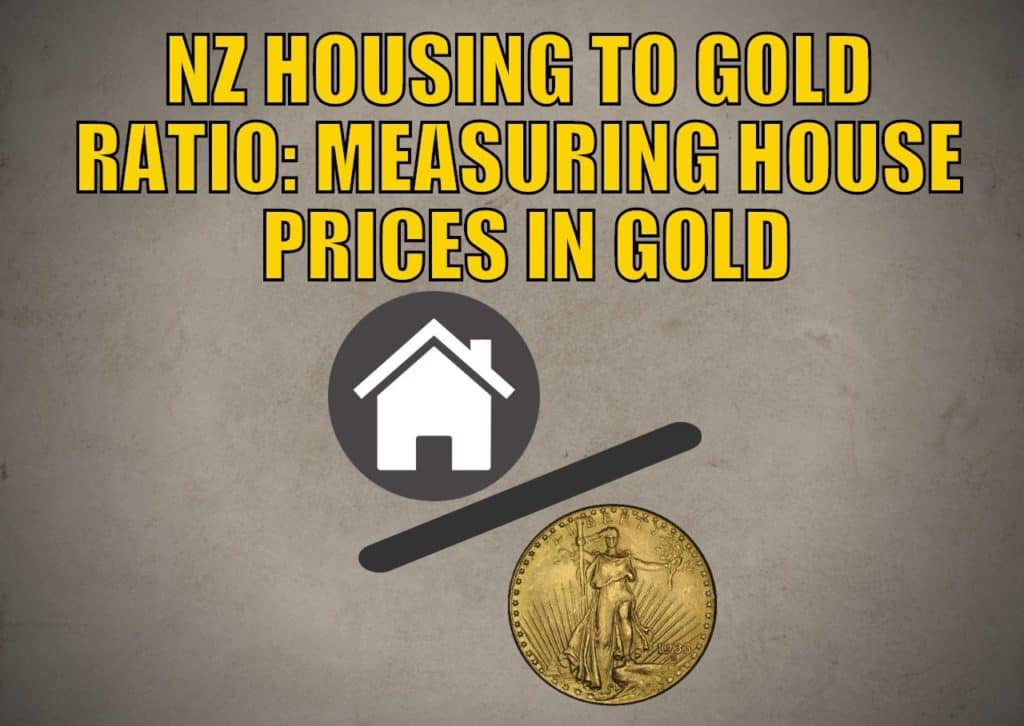 NZ Housing to Gold Ratio: Measuring House Prices in Gold‎