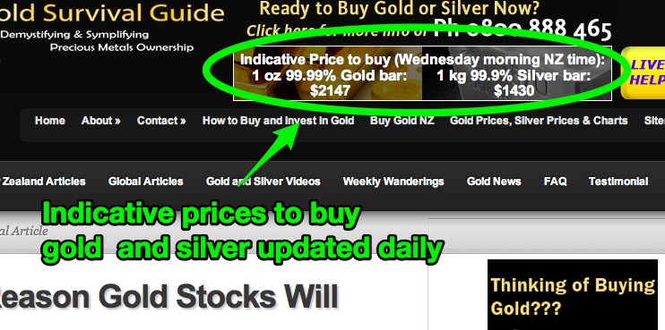 Live price to Buy Gold & Silver