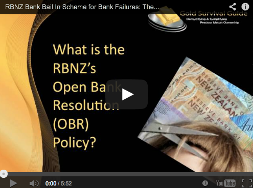 RBNZ Bank Bail In - OBR