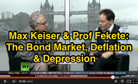 Max Keiser & Prof Fekete: The Bond Market, Deflation & Depression