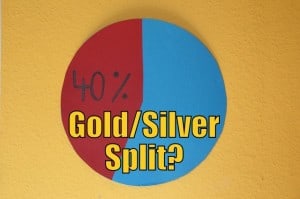 Gold vs Silver Percentage