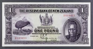 Fiat Currency in New Zealand history - 1 Pound Note