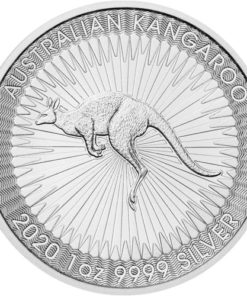 2020 1 oz Australian Silver Kangaroo Coin Reverse