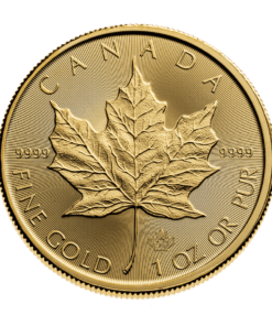 Reverse of 2020 Royal Canadian Mint Gold Maple 1 oz coin