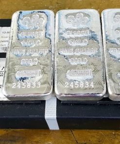 Box of 15 x 1kg Swiss PAMP Silver Cast Bars 