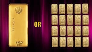 What Size Gold Bar to Buy: 1kg vs many 1 oz bars