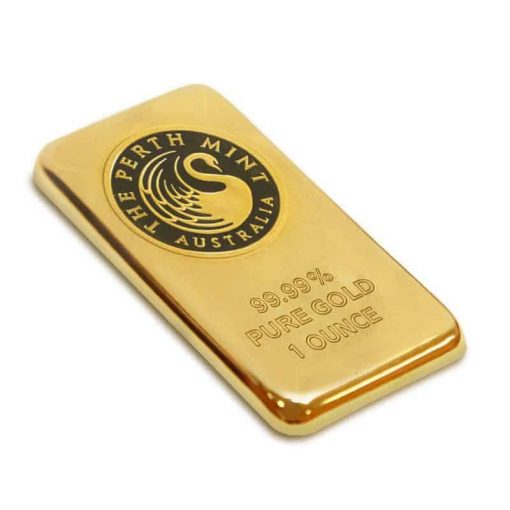 Perth Mint Minted 1 oz Gold Bar