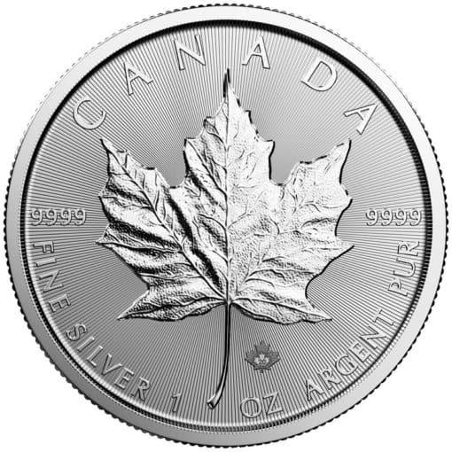 Royal Canadian Mint 2020 Silver Maple Leaf Coin 1 oz - reverse