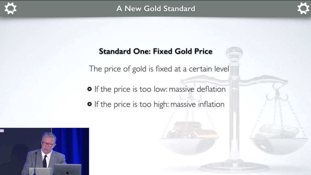 A new gold standard - option 1 - issues