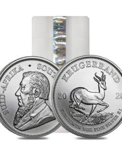 1 oz South African Krugerrand Silver Coin - Tube of 25 Coins