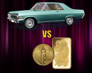 Collectible Car vs Gold in Stagflation