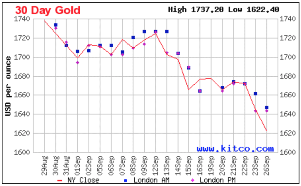 London Gold Price Fix Am and PM and New York Gold Spot Closing Price