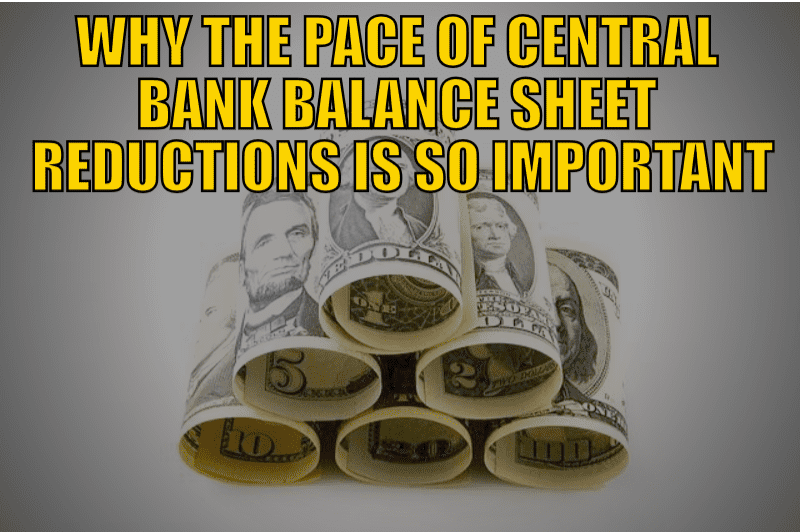 Why the Pace of Central Bank Balance Sheet Reductions