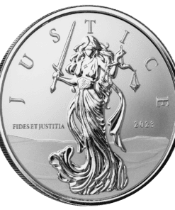 2023 Gibraltar Lady Justice 1 oz 999 Silver coin Proof Like Scottsdale Mint 07