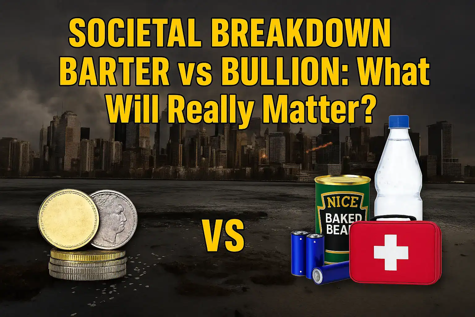 Barter vs Bullion: What Matters Most in a Societal Breakdown?- Gold  Survival Guide