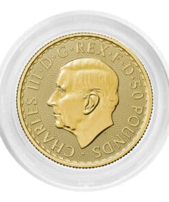 2024 1/2 oz Gold Britannia Coin – King Charles III Obverse Packaged