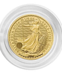 King Charles III Obverse – Royal Mint 1/4 oz Gold Britannia