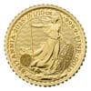 2025 1/10 oz Gold Britannia Coin reverse – Britannia with trident and Union Flag shield, 999.9 fine gold