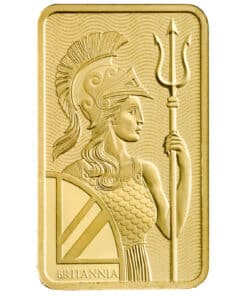 10g Britannia Gold Bar – The Royal Mint – front