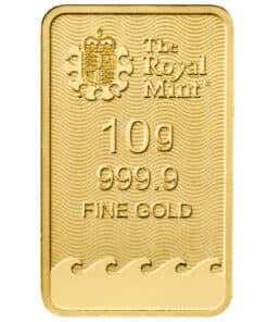10g Britannia Gold Bar – The Royal Mint back