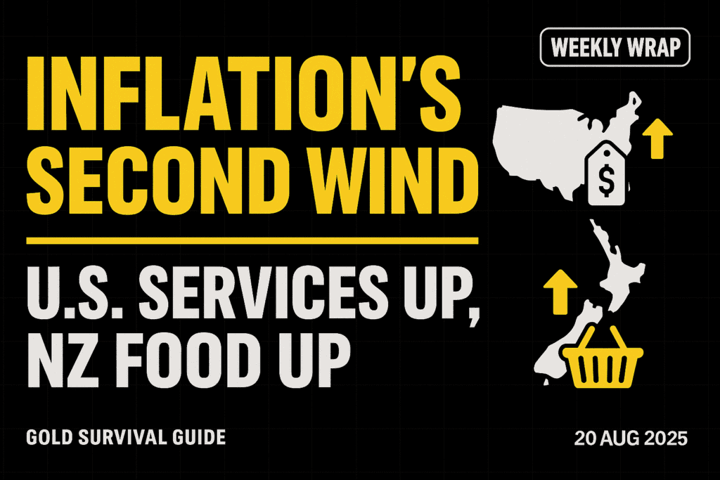 Weekly Wrap: Inflation’s Second Wind — U.S. Services Up, NZ Food Up (20 Aug 2025)