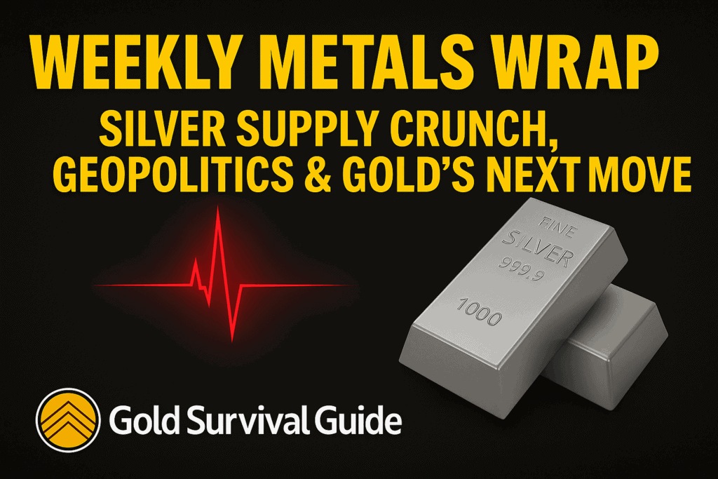 Weekly Metals Wrap: Silver Supply Crunch, Geopolitics & Gold’s Next Move