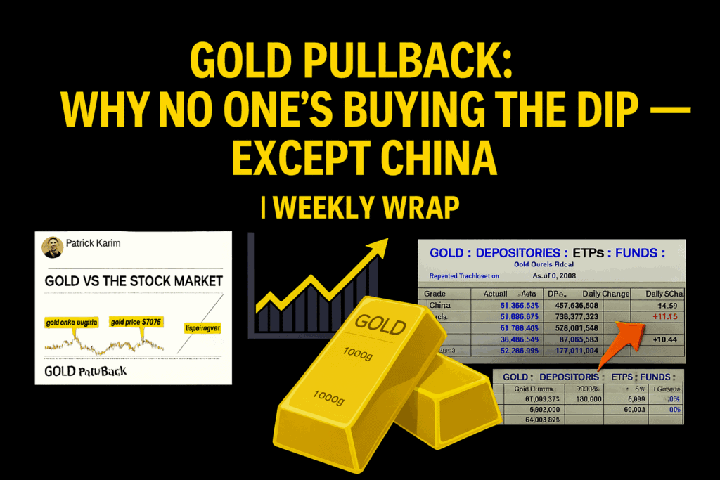 Gold Pullback: Why No One’s Buying the Dip — Except China | Weekly Wrap
