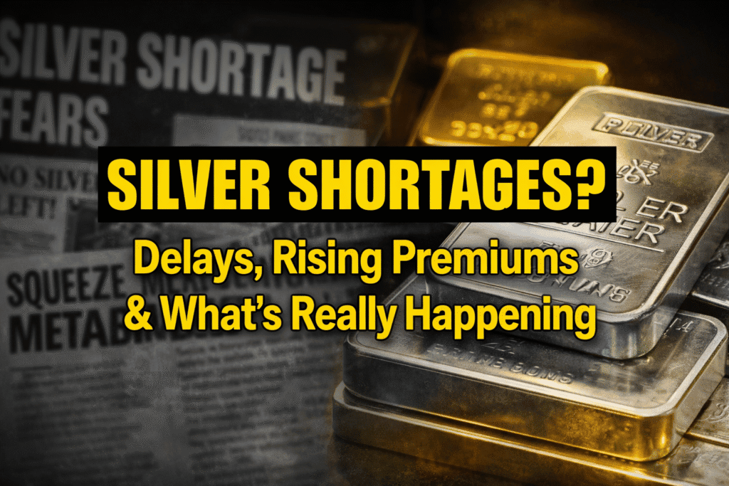Silver Shortages, Delays & Rising Premiums – What’s Really Happening
