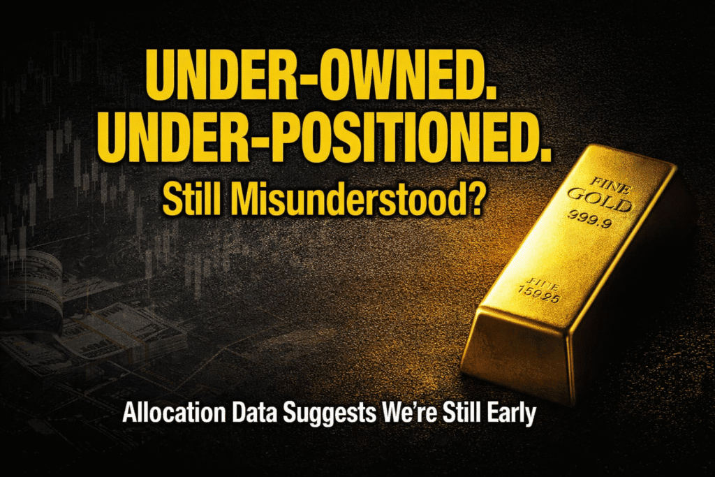 Gold: Under-Owned, Under-Positioned — and Still Misunderstood?