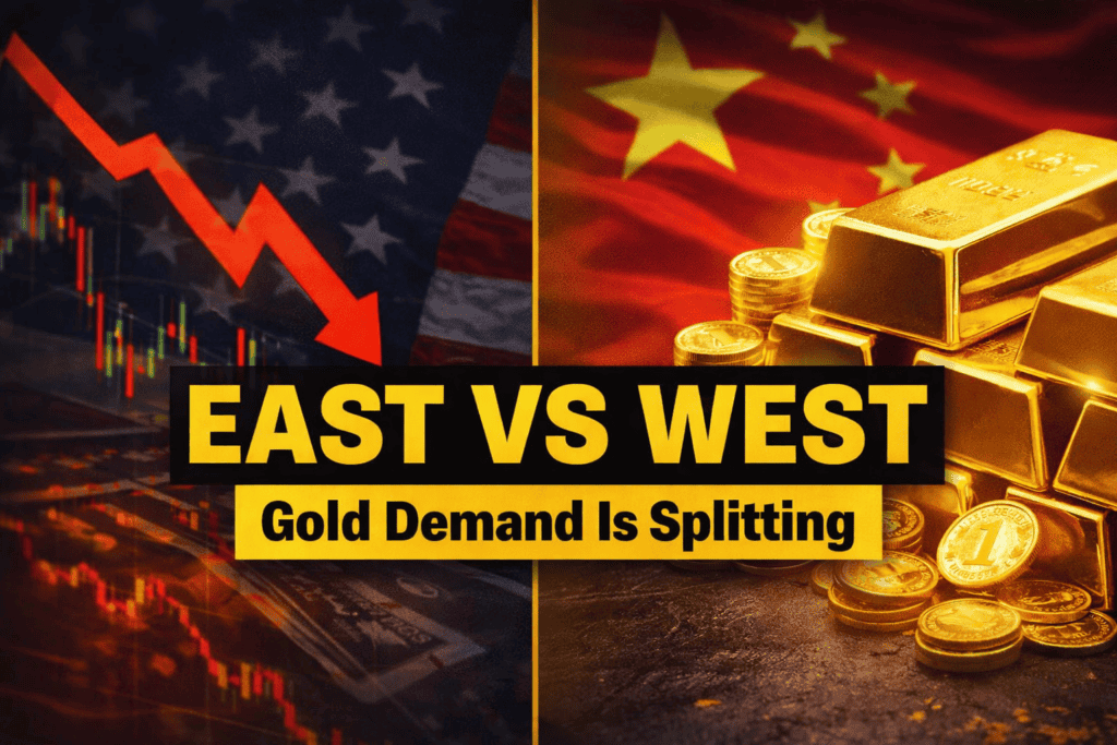 Gold Demand Is Splitting: What East vs West Is Telling Us