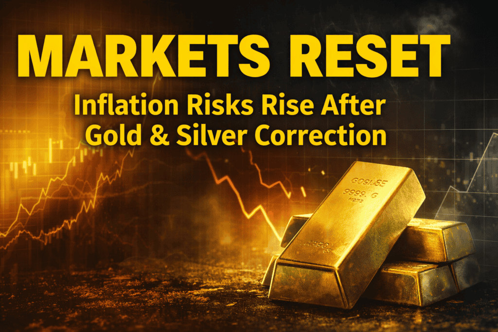 Inflation Risks Rise as Markets Reset After Sharp Gold & Silver Correction