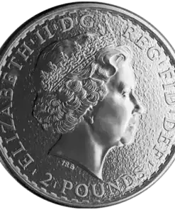 Alternative view of 1 oz Royal Mint Silver Britannia Coin – Backdated