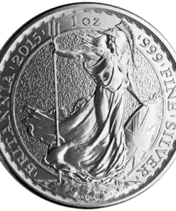 1 oz Royal Mint Silver Britannia Coin – Backdated