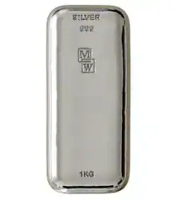 1kg Morris & Watson Silver Cast Bar