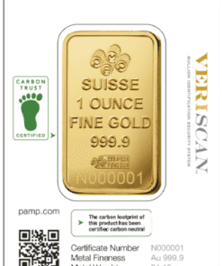 1 oz PAMP Suisse Lady Fortuna Gold Minted Bar - Image 4