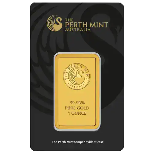 1 oz Perth Mint Gold Bar - Minted Bar in Certicard - Image 2