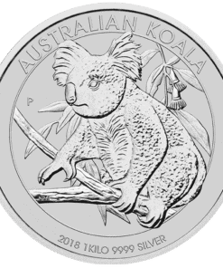 Alternative view of 1kg Perth Mint Silver Koala Coin – Backdated / Previous Issue