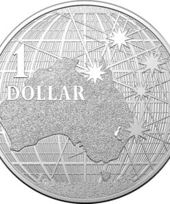 1oz Royal Australian Mint Beneath the Southern Skies (2021 Platypus) Silver Coin