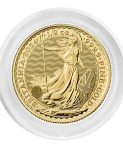 1/2 oz Royal Mint Britannia Gold Coin 999.9 King Charles III Effigy
