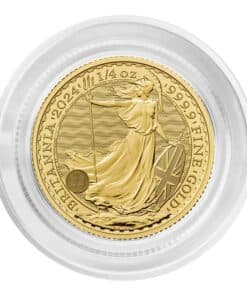 1/4 oz Royal Mint Britannia Gold Coin 999.9 King Charles III Effigy