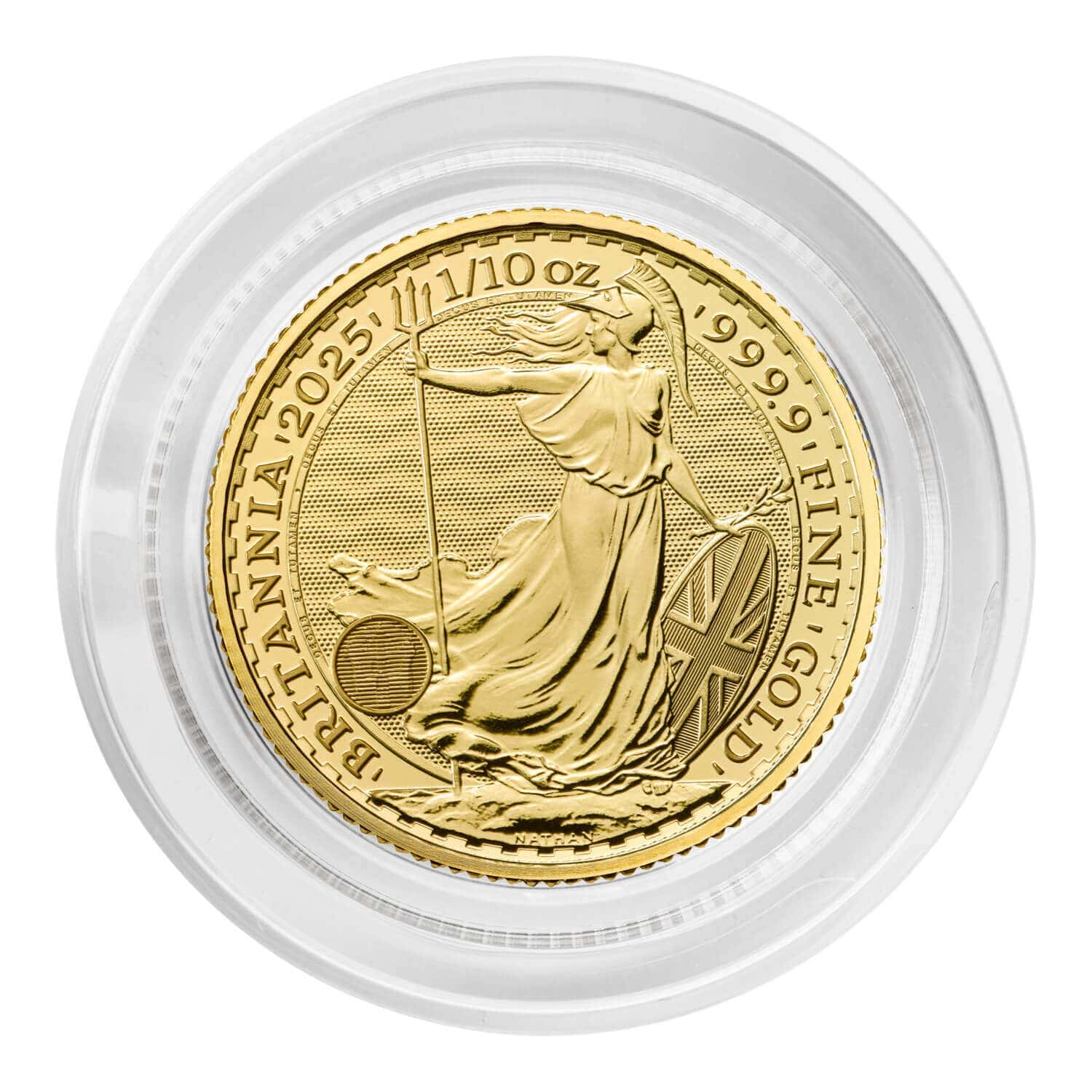 1/10 oz Royal Mint Britannia Gold Coin 999.9 King Charles III Effigy - Image 3