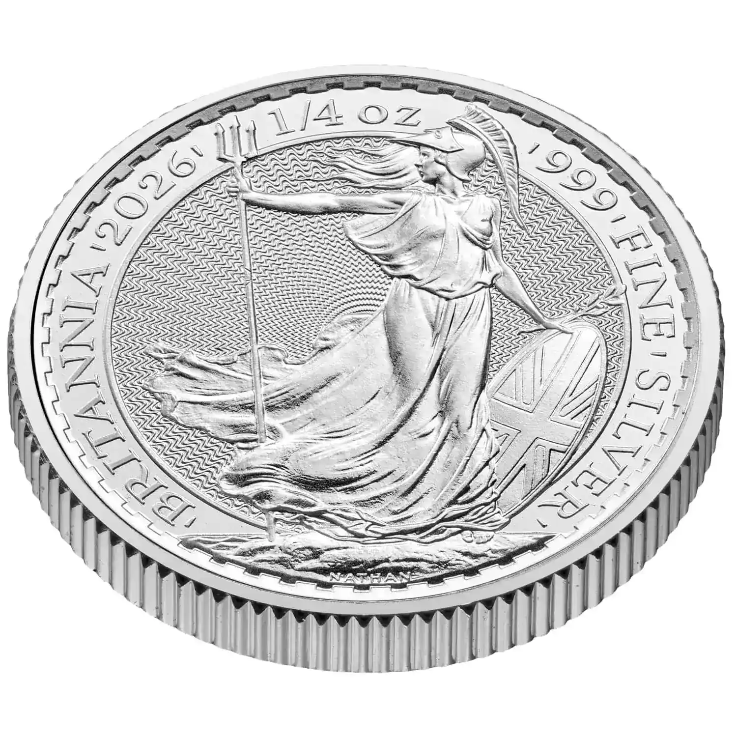 1/4 oz Royal Mint Silver Britannia Coin – Current Year - Image 3