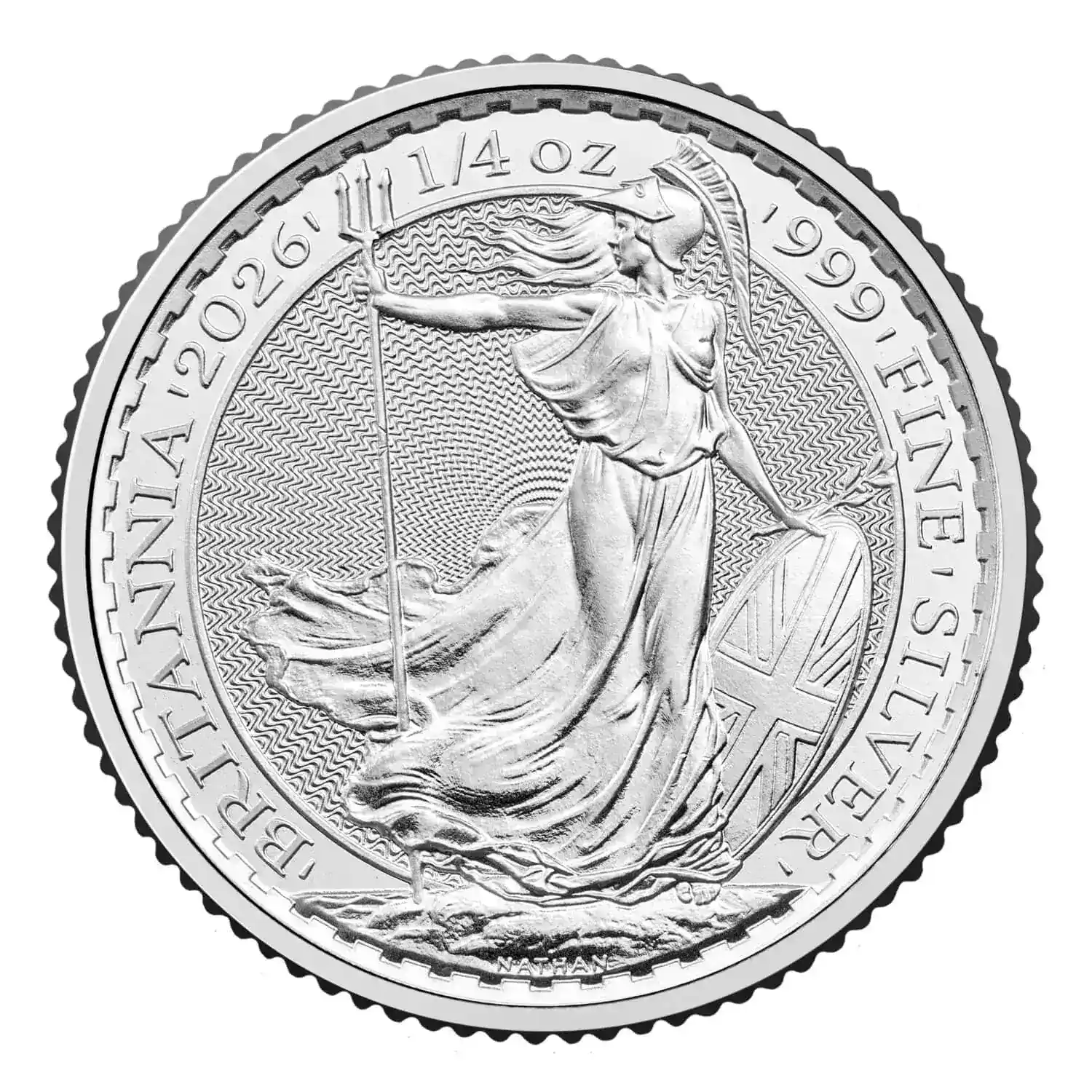 1/4 oz Royal Mint Silver Britannia Coin – Current Year