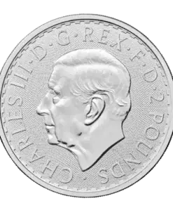 Alternative view of 1 oz Royal Mint Silver Britannia Coin – Current Year
