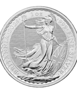 1 oz Royal Mint Silver Britannia Coin – Current Year