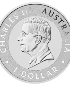 Alternative view of 1 oz Perth Mint Silver Kangaroo Coin – Current Year