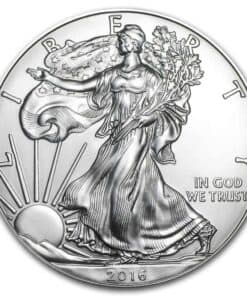 Alternative view of 1 oz American Silver Eagle Coin – Backdated
