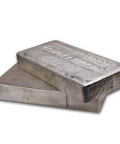 Alternative view of 100 oz Engelhard Silver Bar