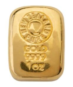 1 oz Gold Cast Bar – Local New Zealand Gold